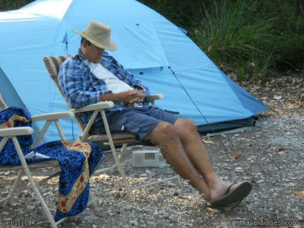 Ahhh, Just Relaxing after a hard day doing nothing, Fernhook Falls