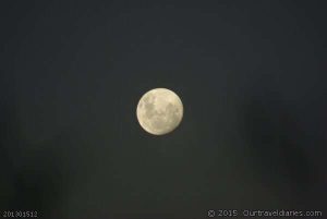 Full moon at Fernhook Falls