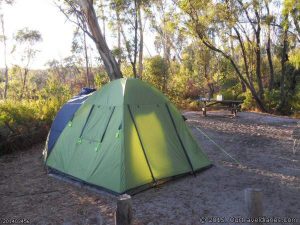 Camping at Lake Jasper, South West, Western Australia