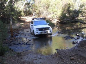 Crossing Marshall Ford near Lake Jasper