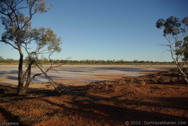 The Lake Giles salt lake