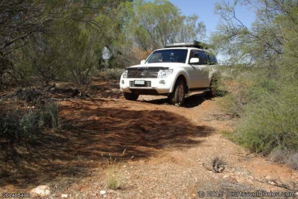 More of the track, North of Lake Giles