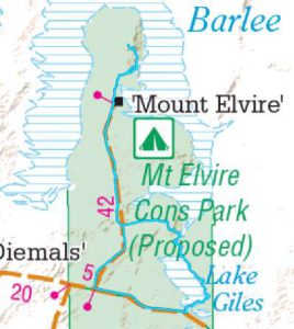 Lake Giles to Mount Elvire