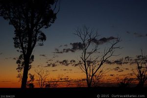 Another perfect day ends, Blaze Tree, Holland Track