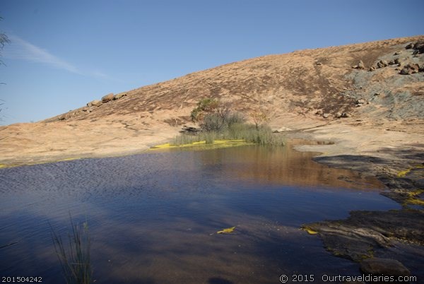 The dam at the top of Burra Rock