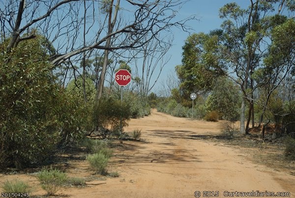 You wouldn't expect to see a STOP sign out here?