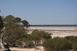 Un-named salt lake, A few Kms South-East of Banks Rock