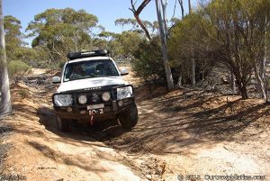 Track conditions along the old Hyden-Norseman road