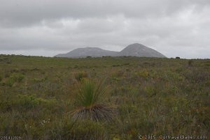 Threating skies over Mount Arid