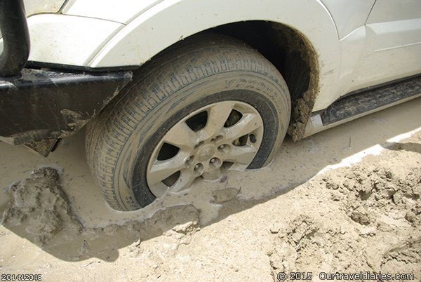 Bogged on the Gora Rd heading to Mt Ragged