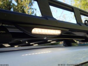 Narva L.E.D Awning Lamp with PIR Sensor fitted to our Rhino Roof Rack.