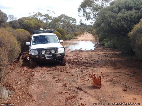 The winch came in handy