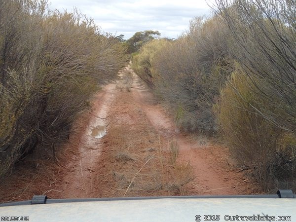 The road is quite narrow sometimes