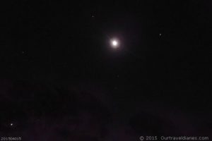 Night sky from Cave Hill