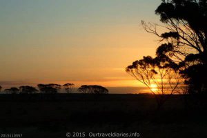 Sunset near Wagin