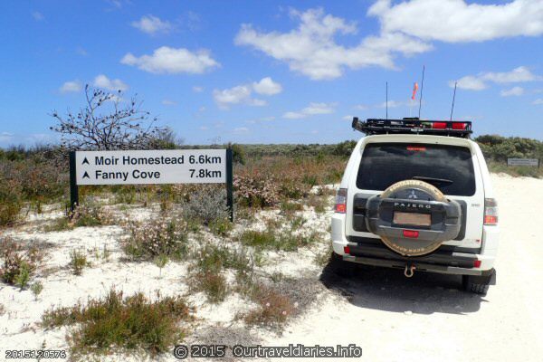 Fanny Cove, almost there.