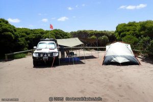 Our camp at Fanny Cove