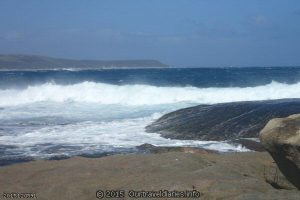 The Southern Ocean lapping at the coastline - Fanny Cove