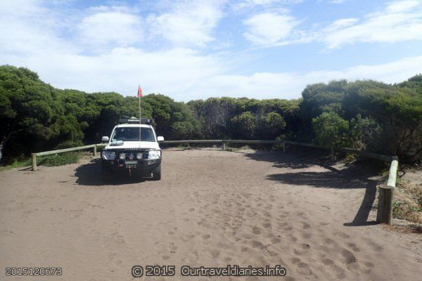 Packed up ready to leave, apart from the footprints you wouldn't know we'd been there - Fanny Cove