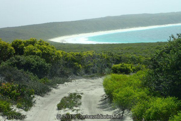 One of the tracks we travelled in Stokes National Park