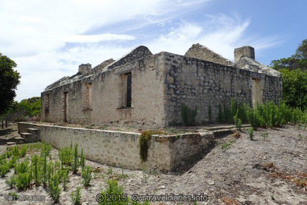 Remains of the shops at Moir Homestead - Stokes National Park