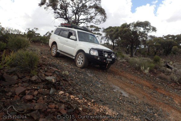 Along the track around Lake Dundas