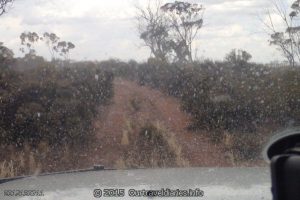 ... than it started to rain, Lake Dundas - Norseman