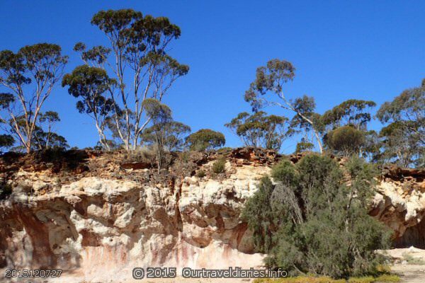 A section of the Breakaways at the camp site