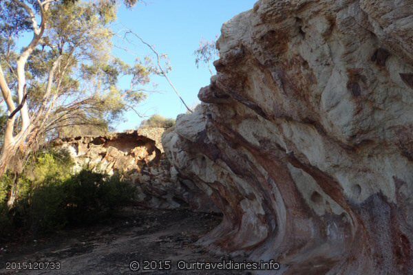 Looking along The Breakaways