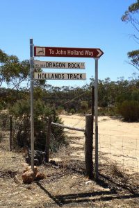We're heading to Dragon Rocks - The John Holland Way