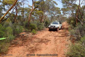 We had to use the winch again, gee they're handy