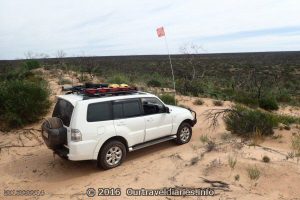 On top a dune, Googs Track, South Australia