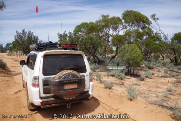 Arrived at Googs Lake, South Australia