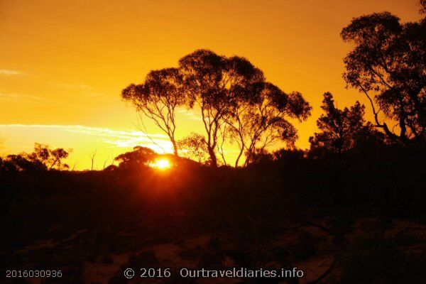 Sunset at Googs Lake, South Australia