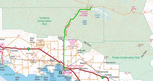 Day 4 - Ceduna to Googs Lake (90 kms)