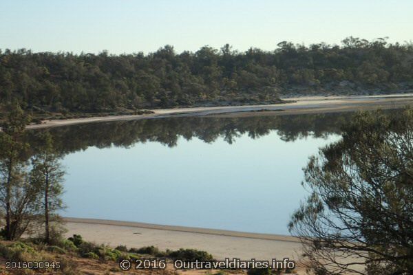 Reflection on Googs Lake, South Australia