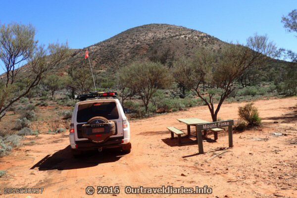 The Pajero at Mount Finke, Googs Track, South Australia