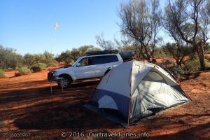Our campsite at Mount Finke, Googs Track, SA