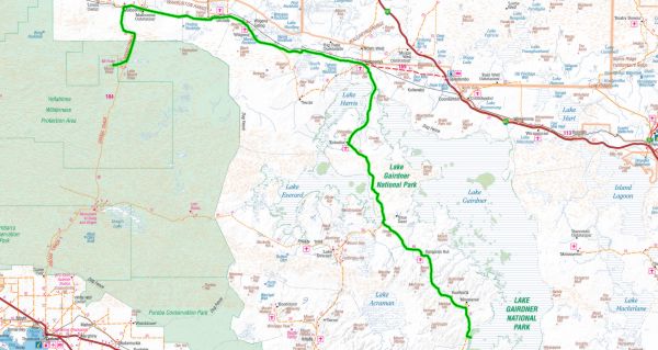 Day 6 - Mount Finke to Waltumba Camp Ground (349 kms)