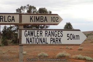 Getting closer to Gawler Ranges National Park