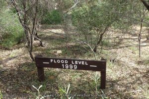 Flood Level reached in 1999 at Stockyard Gully Tunnel