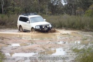 It wasn't a challenge, the Pajero when through without a drama