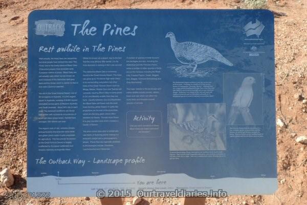 Information about the Pines Rest Area, Great Central Hwy, WA