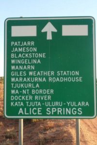 The Road Ahead, Sign just North of Warburton, Gt Central Hwy, WA