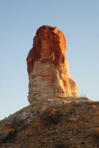 One of the many faces of Chambers Pillar, Northern Territory