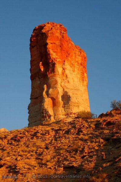 Ever changing color of Itirkawara (Chambers Pillar), Northern Territory