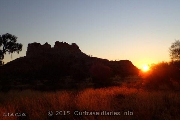 Castle Rock. Chambers Pillar Nature Reserve, Northern Territory.