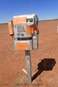 This appeared to be a working phone in the middle of nowhere, about 10kms North of Maryvale on the Roger Vale drive, NT
