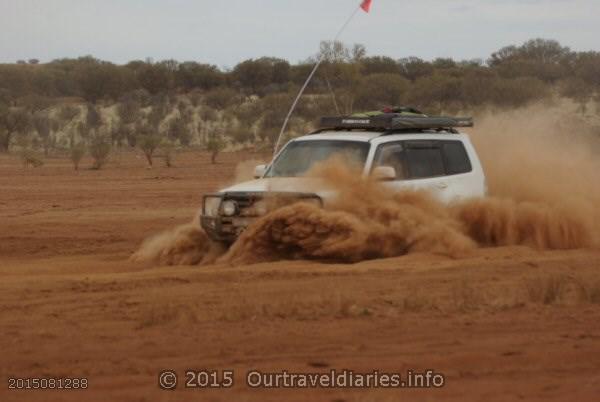 Bulldust on the Ghan Heritage Road just North of Finke (Aputula) NT.