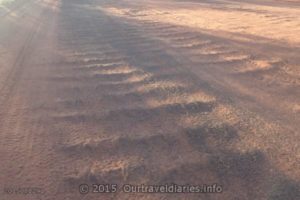 Corrugations on the Ernest Giles Road N.T.